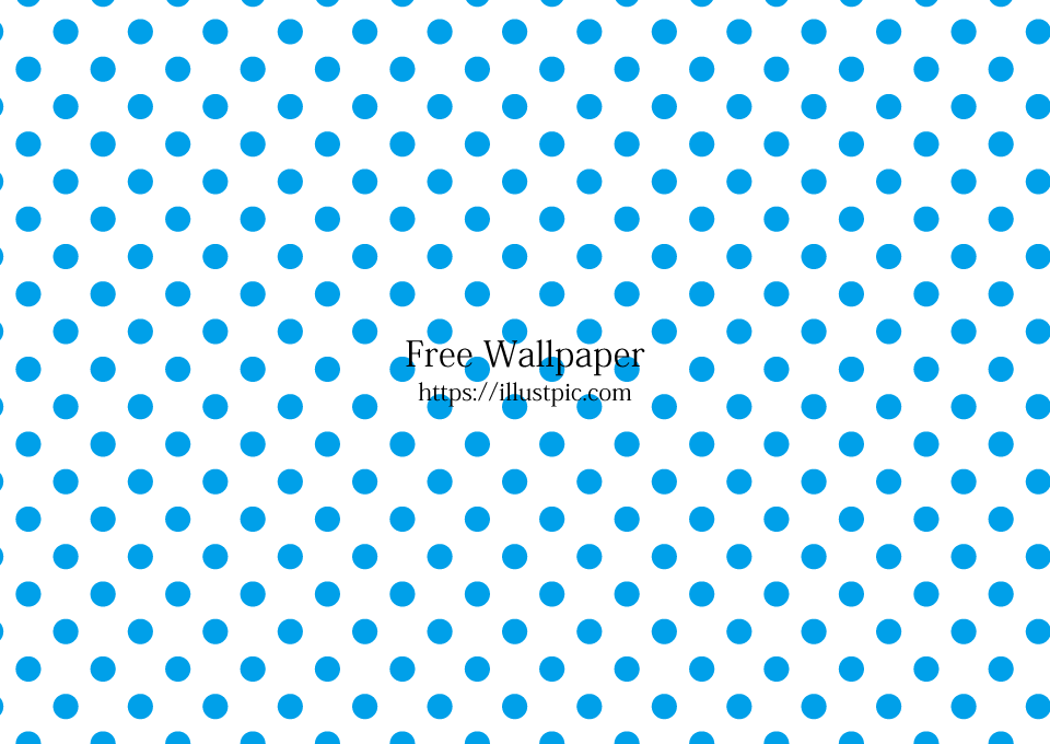 Blue Polka Dot Pattern