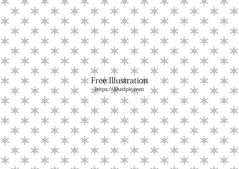 White Snowflake Pattern