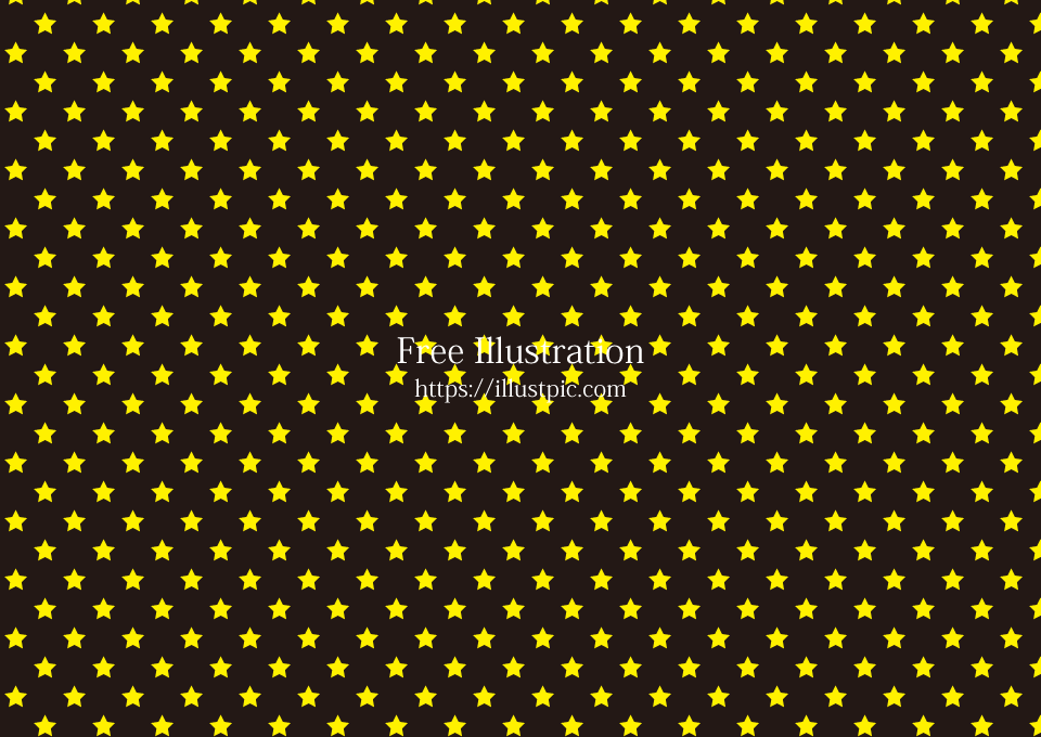 Star Pattern on Black Background