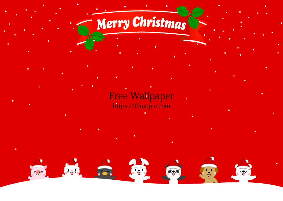 Cute Animal Santa Claus