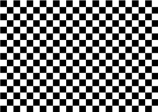 白黒チェック柄