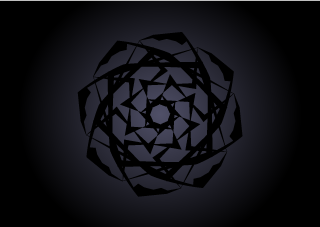 Dark Geometric Pattern