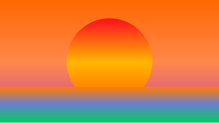 夕日ビーチ
