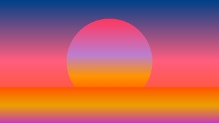 夕暮れ