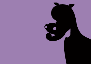 馬キャラクターシルエット